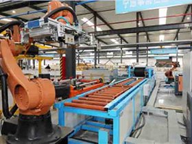 焊接机器人流水线